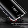 Luxury Mirror Flip Cases For Samsung Galaxy S26 Ultra S24 S23 S22 S21 Plus Fe Note 20 S25 Ultra Shockproof Leather Texture Cover