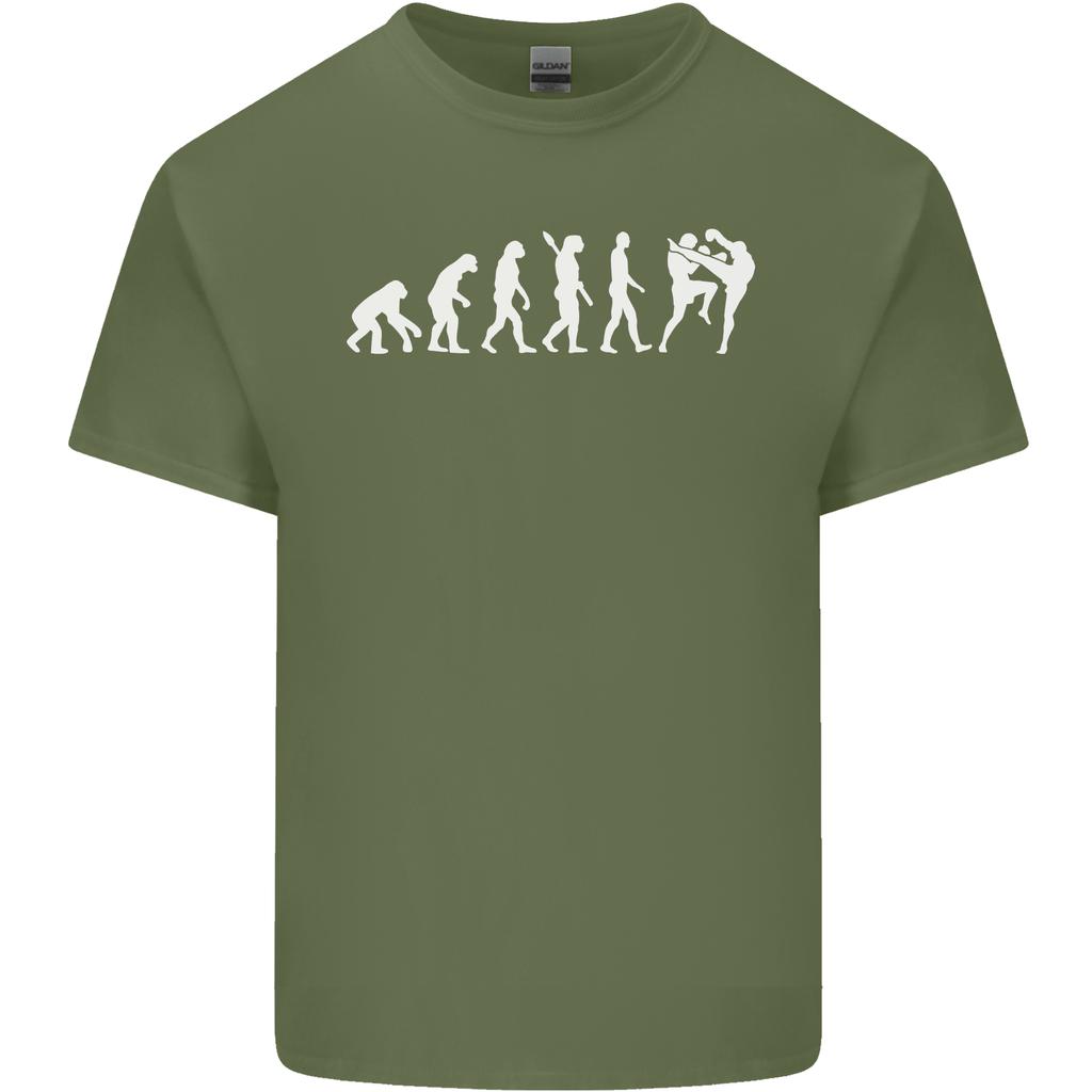 Muay Thai Evolution Contact MMA Martial Arts Unisexs Light Cotton TShirt