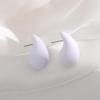 Pinkdudu Boucles d'oreilles à tige en forme de goutte d'eau minimalistes à la mode Boucles d'oreilles à tige en acrylique bonbon sucré pour femmes Bijoux Cadeaux PD1837