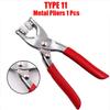Clothing Button Set Multicolored Solid Buckles+Pliers Set Metal Snap Button Replaceable Clothing Buttons