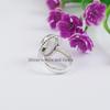 Rose Quartz Ring, 925 Sterling Silver Ring, Oval Ring, Gift for Mom, Capricorn Birthstone, Pink Gemstone Ring, Handmade Boho Ring