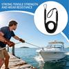 Boat Ropes For Docking Elastic Heavy Duty Outdoor Cords With Stainless Steel Clip Tubing Tow Rope For Lake River Beach Sea Snow