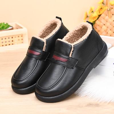 New Cotton Shoes, Fleece Warm Casual Shoes, Soft-soled Shoes, Thickened Cotton Boots, Anti-slip Snow Boots