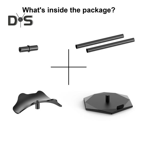 Gaming Headset Stand Rack Desktop Organizer with Anti-slip Base Arched Design High Stability Universal Headphone Display Bracket