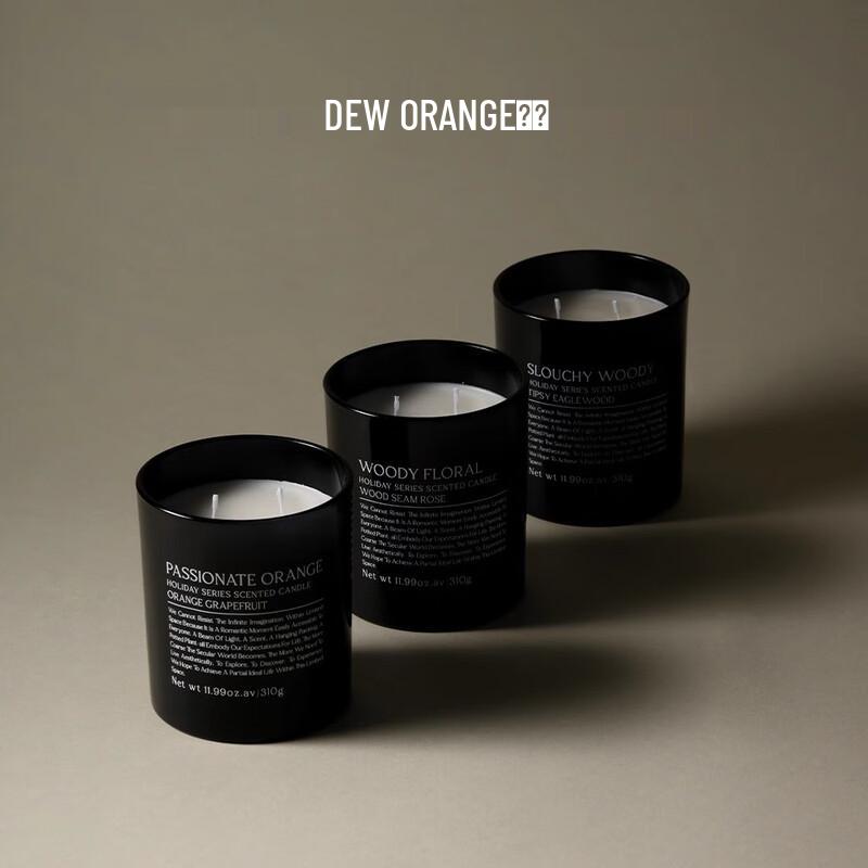 DEW ORANGE Dual-Wick Scented Candle