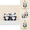 Adorable Plush Panda Keychain Cute Stuffed Animal Accessory For Bags And Keys