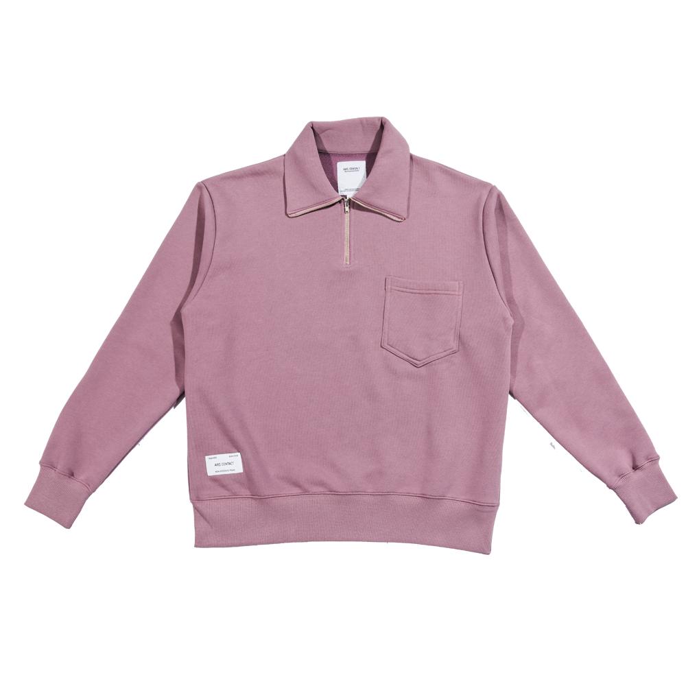 Ars Contact Ac Quarter Zip-Up, Purple L