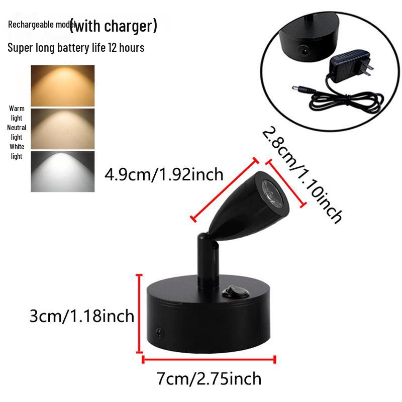 Wireless Jewelry Display Spotlight with Battery