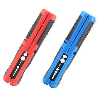 Multifunctional Cable Wire Stripper Cutter Pliers Hand Tool Hardware Tool Portable Anti-skid Handle Strip Pen Clip