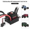   150A Brushless ESC Waterproof Electric Speed Controller for 1/8 RC Truck   Car