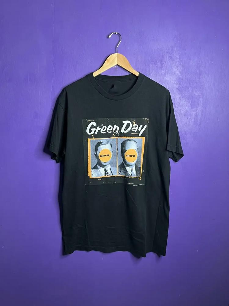 Винтажная футболка Green Day 1997 года, футболка с тура nimrod, унисекс XXL