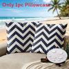 Modern Minimalist Polyester Waterproof Pillow Cover With Digital Print For Living Room Decor