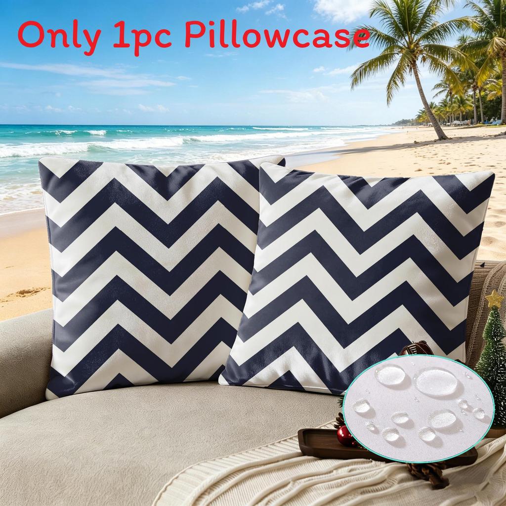 Modern Minimalist Polyester Waterproof Pillow Cover With Digital Print For Living Room Decor