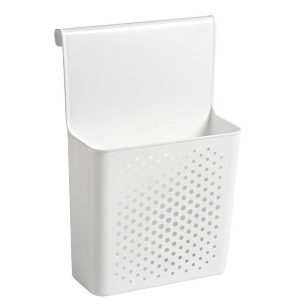 Organizador de Porta de Armário de Cozinha Plástico Sem Furos Prateleira Suspensa para Porta de Armário para Especiarias