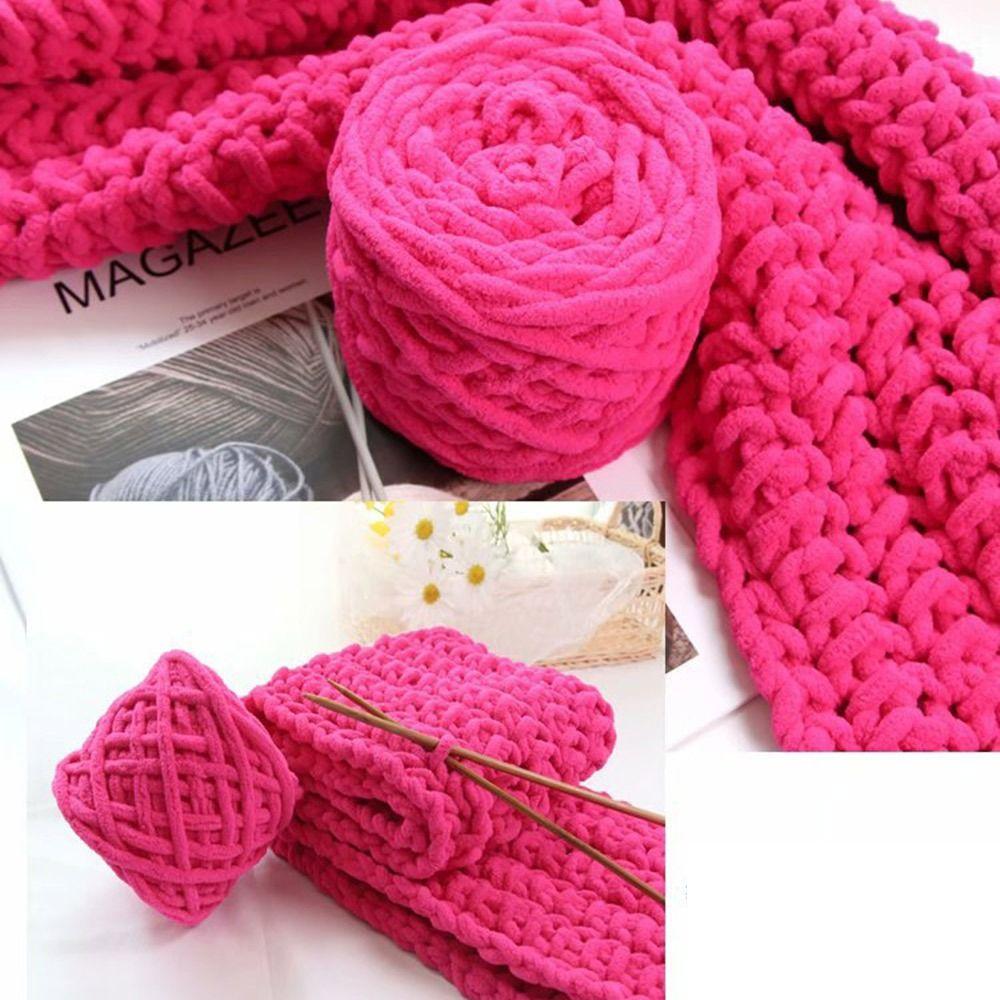 Soft Acrylic Yarn 100g Braided Yarn Handmade Wool Ball