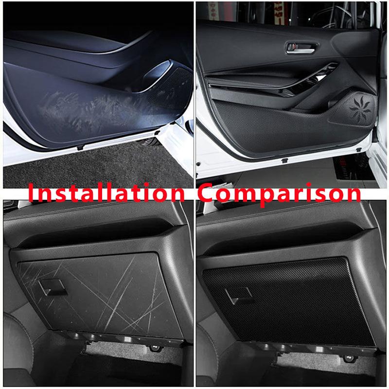 Car Inner Door Pad Co-pilot Anti-kick Mat For Haval Dargo 2021 2022 2023 Interior Accessories Auto Sticker Protector Parts