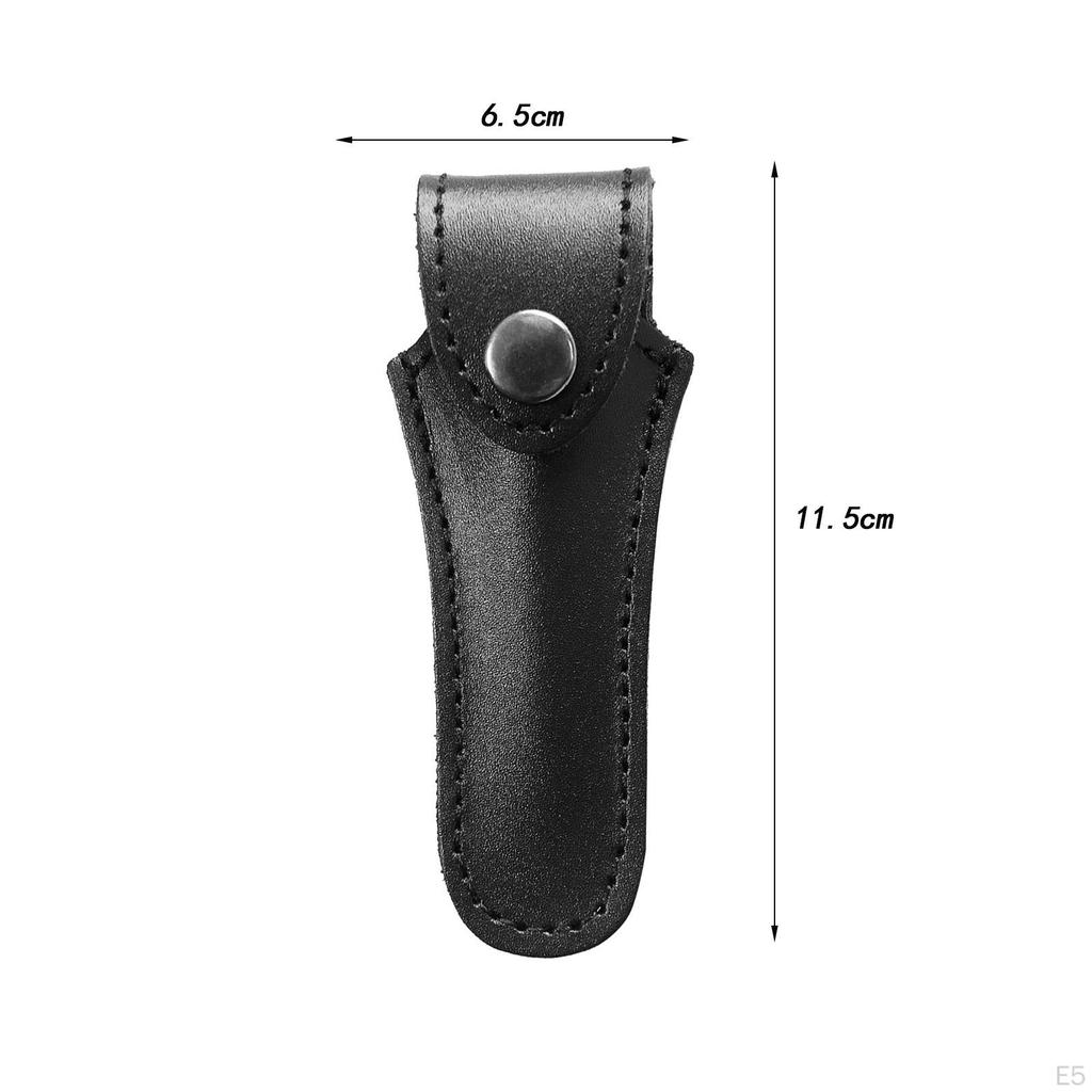 Mouthpiece Pouch Carrying Bag Shock Absorbing PU Pocket Buckle Closure Portable Saxophone