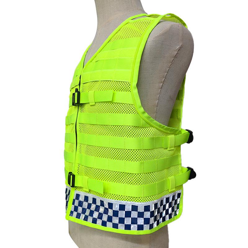 Traffic Duty Patrol Security Reflective Vest - Lightweight & Breathable