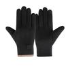 Unisex Winter Rabbit Plush Fleece Gloves - Thick, Windproof, Coldproof, Touchscreen-Ready for Outdoor Cycling