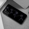 Love Yourself Art Handyhülle für Samsung Galaxy S22 Pro S21 S20 Ultra FE S10 Lite 5G S10E S9 S8 Plus Weiche TPU Schwarze Hülle
