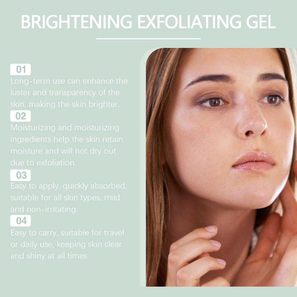 Gel Exfoliante Peeling Elimina Piel Muerta Manchas Oscuras Limpieza Profunda Purificante Ilumina Tensa Poros Nutritivo Reparador Exfoliante Facial
