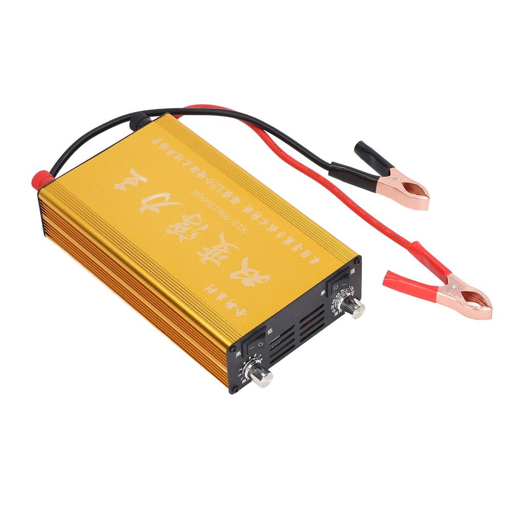 Invertor Boost Baterie Economie de Energie 12000W Aliaj Aluminiu Dublu Variabil Booster Baterie 12V