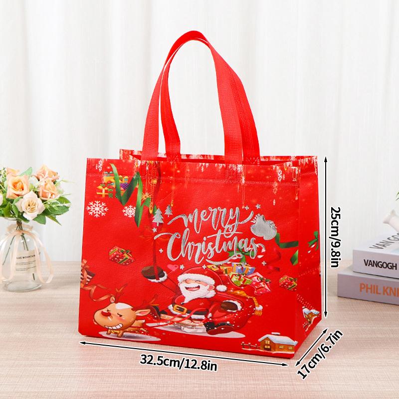 Christmas Gift Bags Large Capacity Gift Bag Wedding Gifts for Guests Christmas Candy Bags Santa Sacks Suministros Navideños