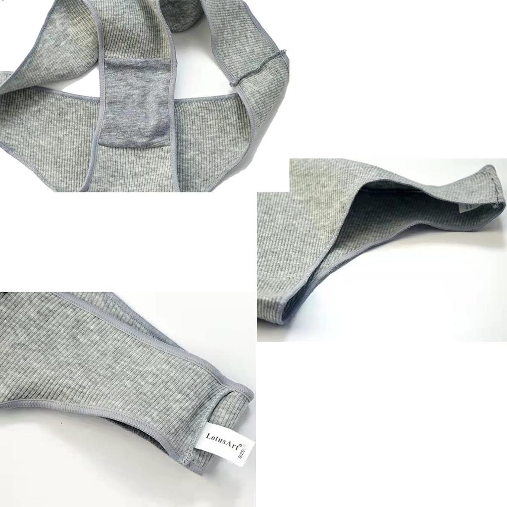 Jasfiuay Comfortable and Women's T-Back Panties, 100% Cotton, Breathable, Sexy, Athletic, Butt-Lifting, Shapewear, Antibacterial, 3-Pack (XL)