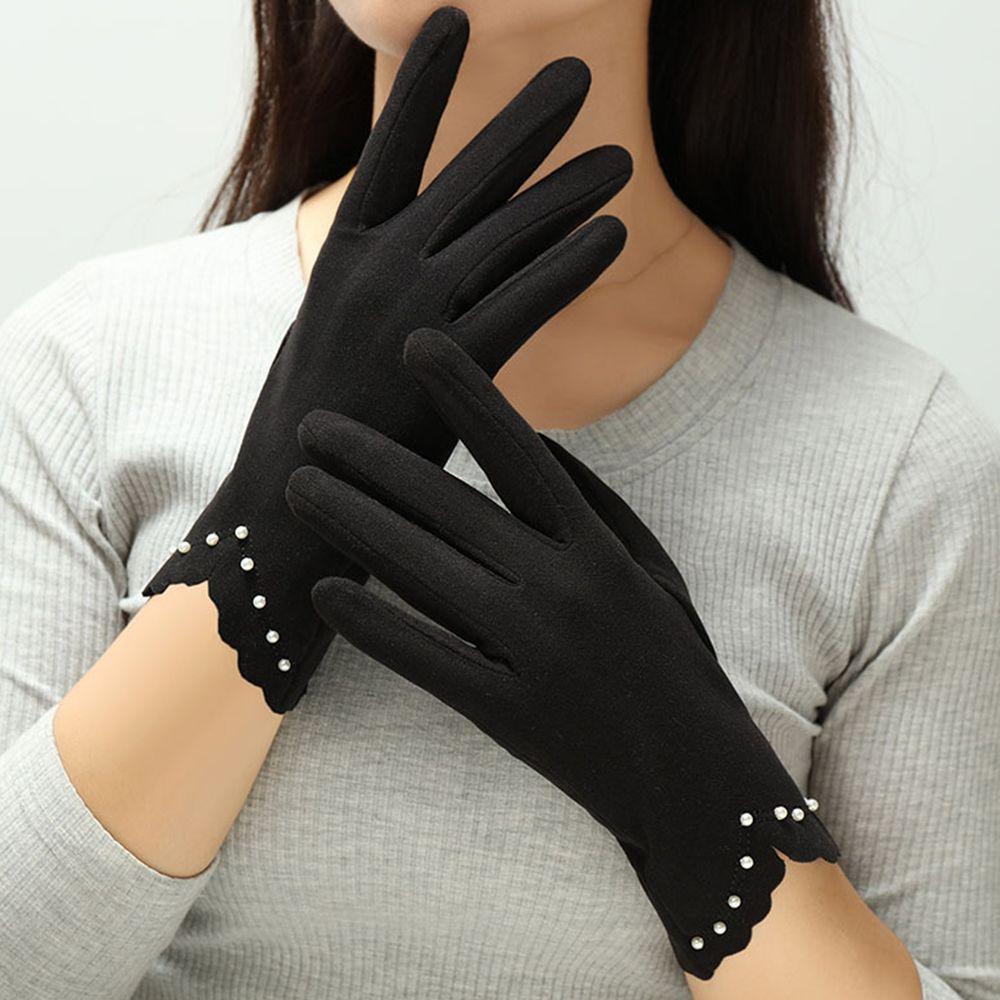 Accessories Full Finger  Gloves Korean Style Mittens German Fleece Women's Gloves
