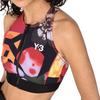 Y-3 FW21 Logo Spliced Bra Women underwear Red GT5230