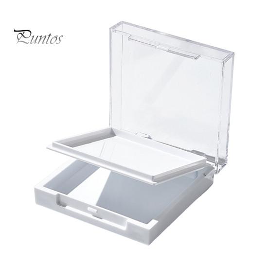 Acrylic Double Layer Empty Press On Nails Packaging Box Transparent Lid Nail Display Box Nail Tips Storage Case for Home Portable Nail Art Organizer