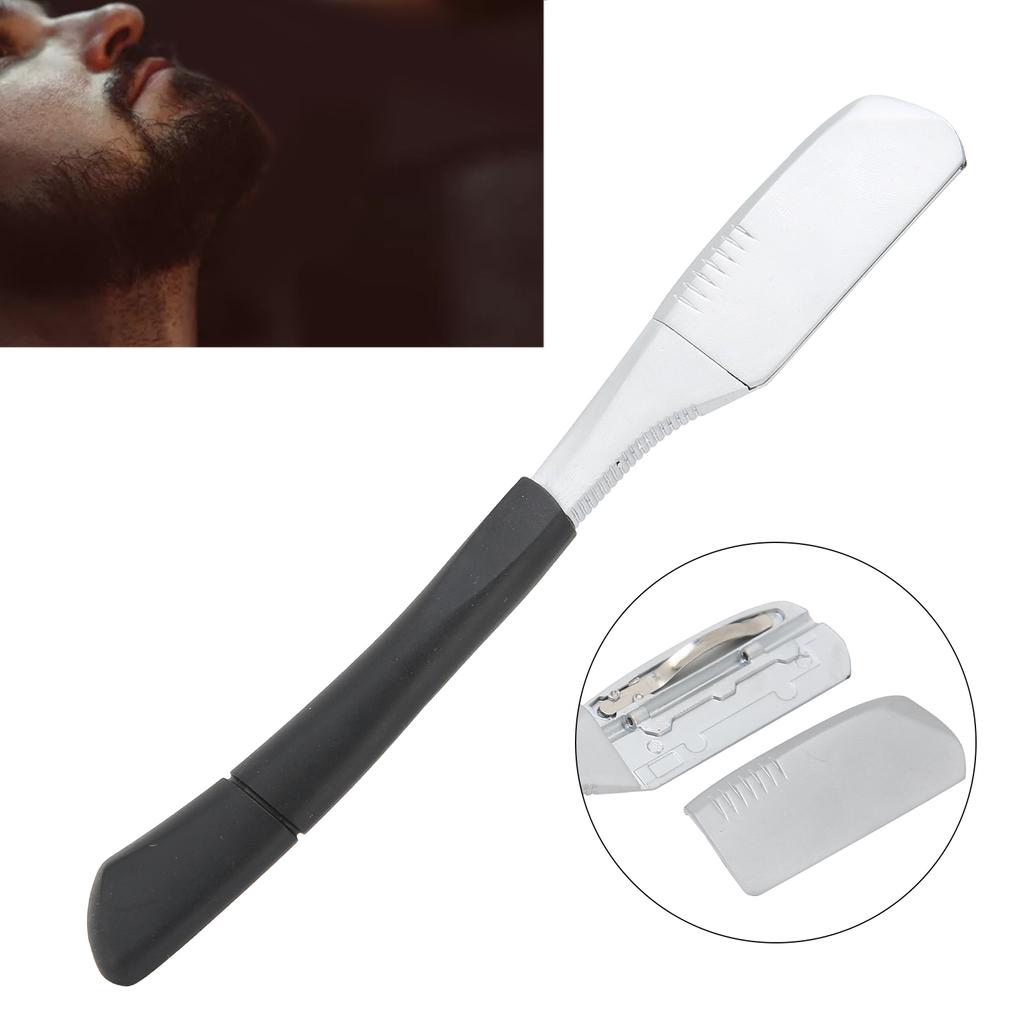 Vintage Male Shaving Blade Holder Straight Edge Shaving Knife Blade Holder for Salon