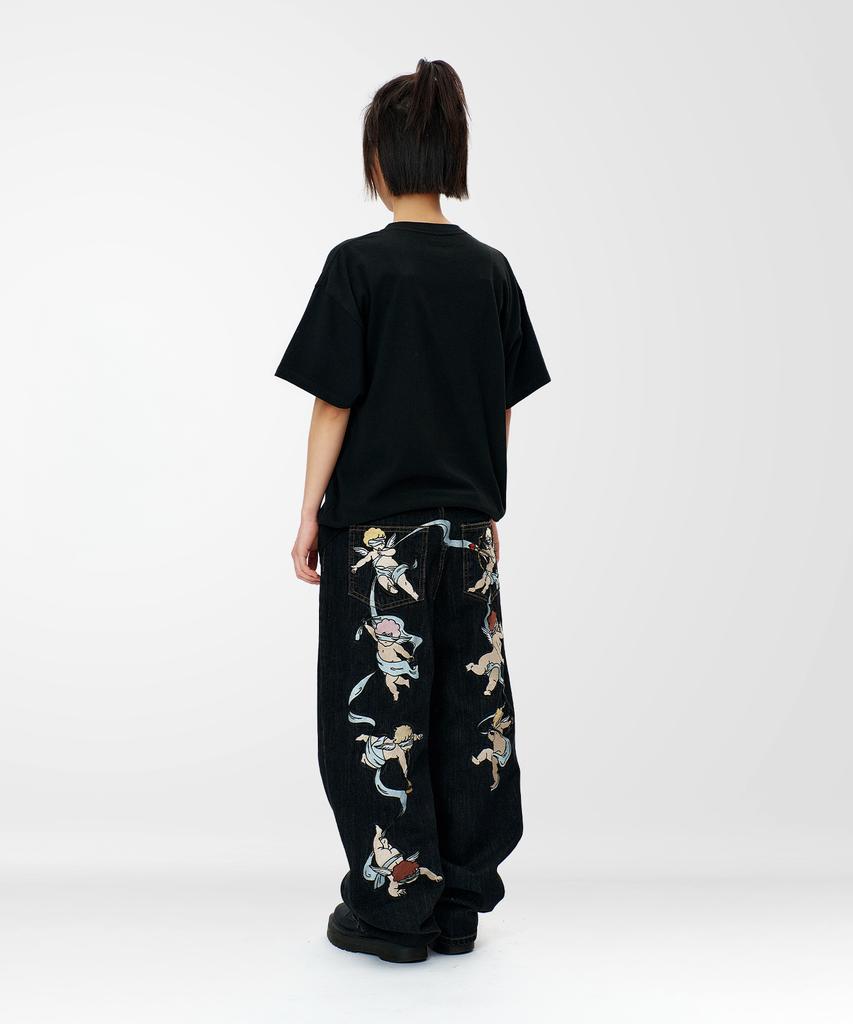 LAUGHER Signature Logo T-Shirt - Black