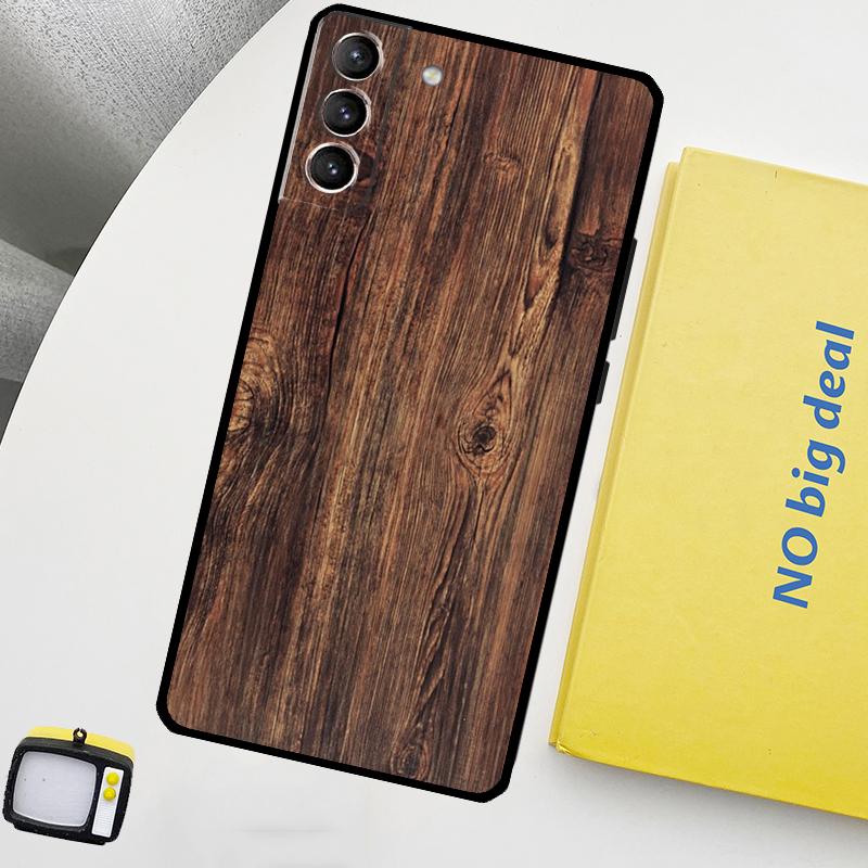 Oak Wood Texture Pattern Phone Case For Samsung Galaxy S25 Ultra S20 S21 S22 S23 Plus S24 Ultra S9 S10 S25 FE Cover
