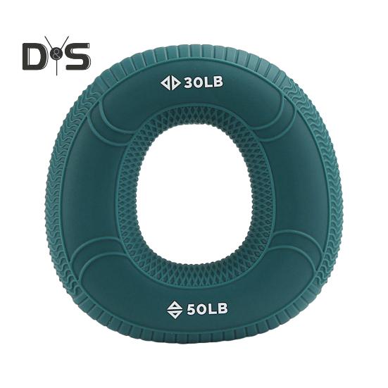 Pierścień do treningu siły silikonowej, antypoślizgowy pierścień do treningu przedramion i palców, koło do wzmacniania dłoni, przenośny trening rehabilitacyjny dłoni