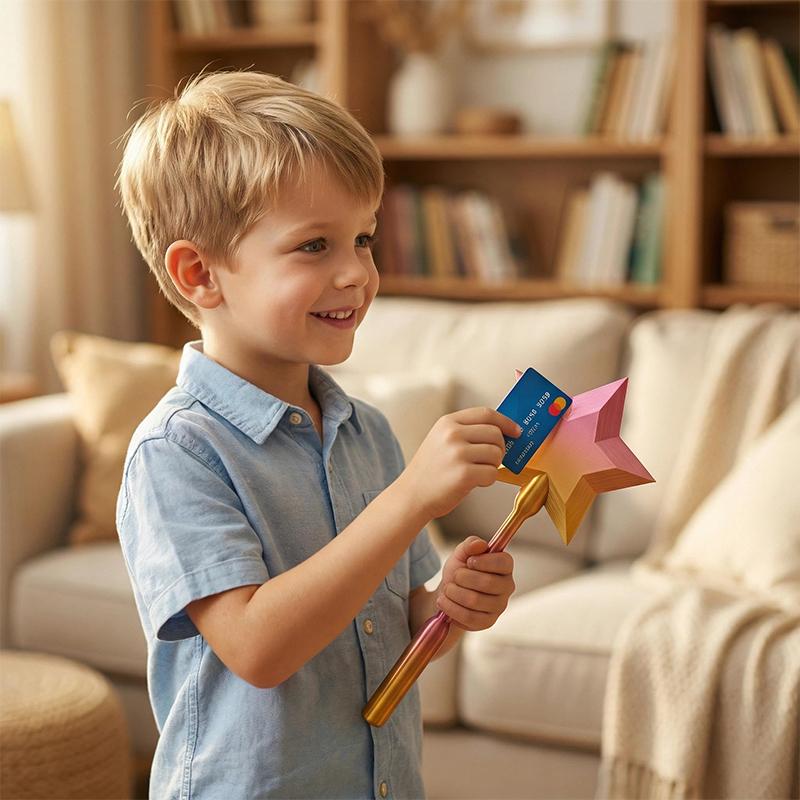 3D Printed Wand Tap To Pay, Star Magic Contactless Credit Card Holder, Nfc Payment Wand, Tap-To-Pay Credit Card Wand