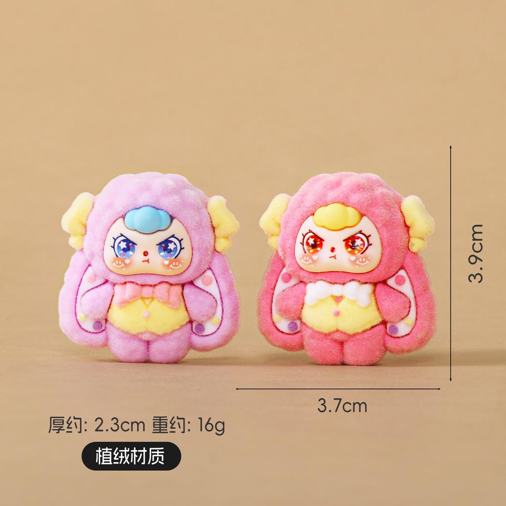 9pcs/Set Mini Baby Three Figure Toy Rabbit Figurine Desktop Decoration Model Ornaments Toys Boys Girls Christmas Gifts