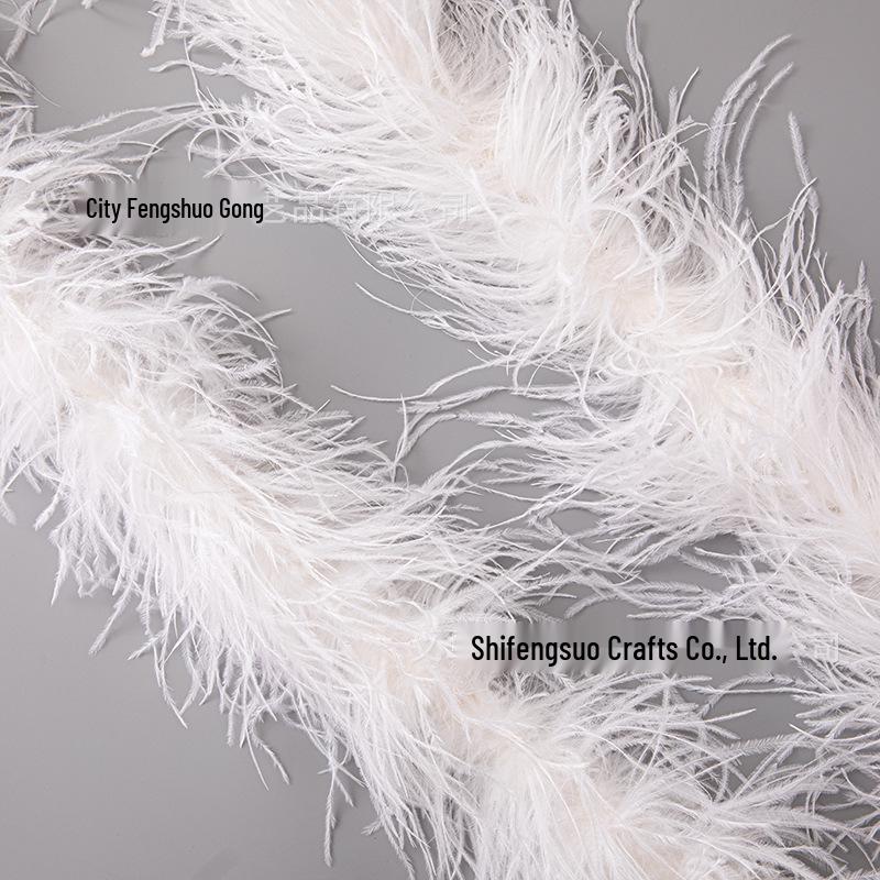 Ostrich Feather Strips for Dance Costumes, Formal Wear & Handmade Fashion Accessories