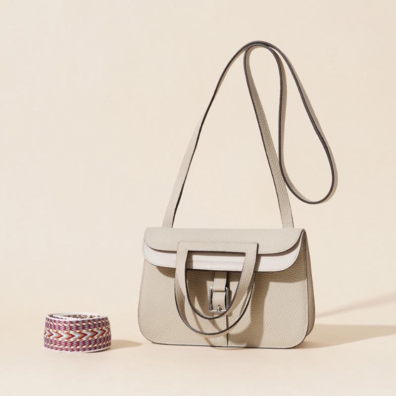 

Genuine Leather Women s Bag, Classic, Casual and Fashionable, Underarm Single-shoulder Crossbody Bag One Size білий