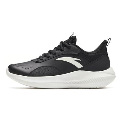 Bequemes Vielseitiges Gewebe Synthetisches Leder Rutschfest Abriebfest Atmungsaktiv Niedrig geschnittene Lässige Laufschuhe Damen Sneaker 922345512-9