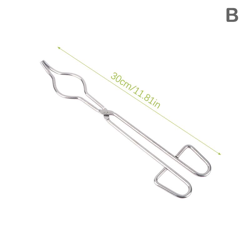 Tiegelzange aus Edelstahl in Profiqualität, Graphitschmelzzangenhalter