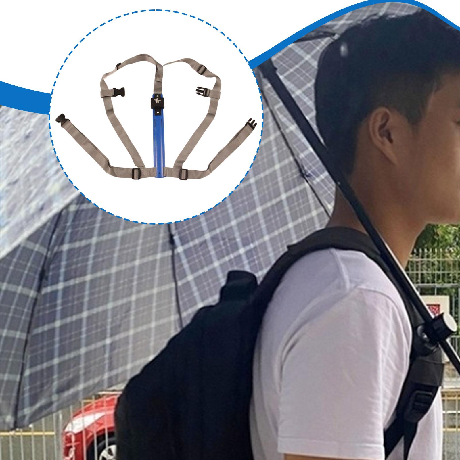 

Тримач для парасольки від сонця без рук, Універсальний, Зручний, Кронштейн-кріплення для рибальського укриття, для гольфу, Подорожей, Активного відпочинку на природі