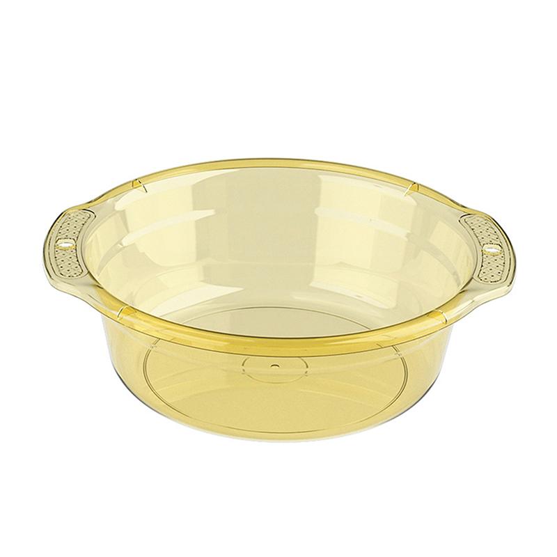 1Pcs Transparent Washbasin Dormitory Student Washbasin Portable Travel Plastic Basin Household Water Basin