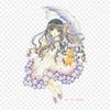Cerberus Sakura Kinomoto Iron On Transfers For Clothes DIY T-shirt Clothing Patches Cool Thermal Transfer Vinyl Sticker Badge Washable Decor