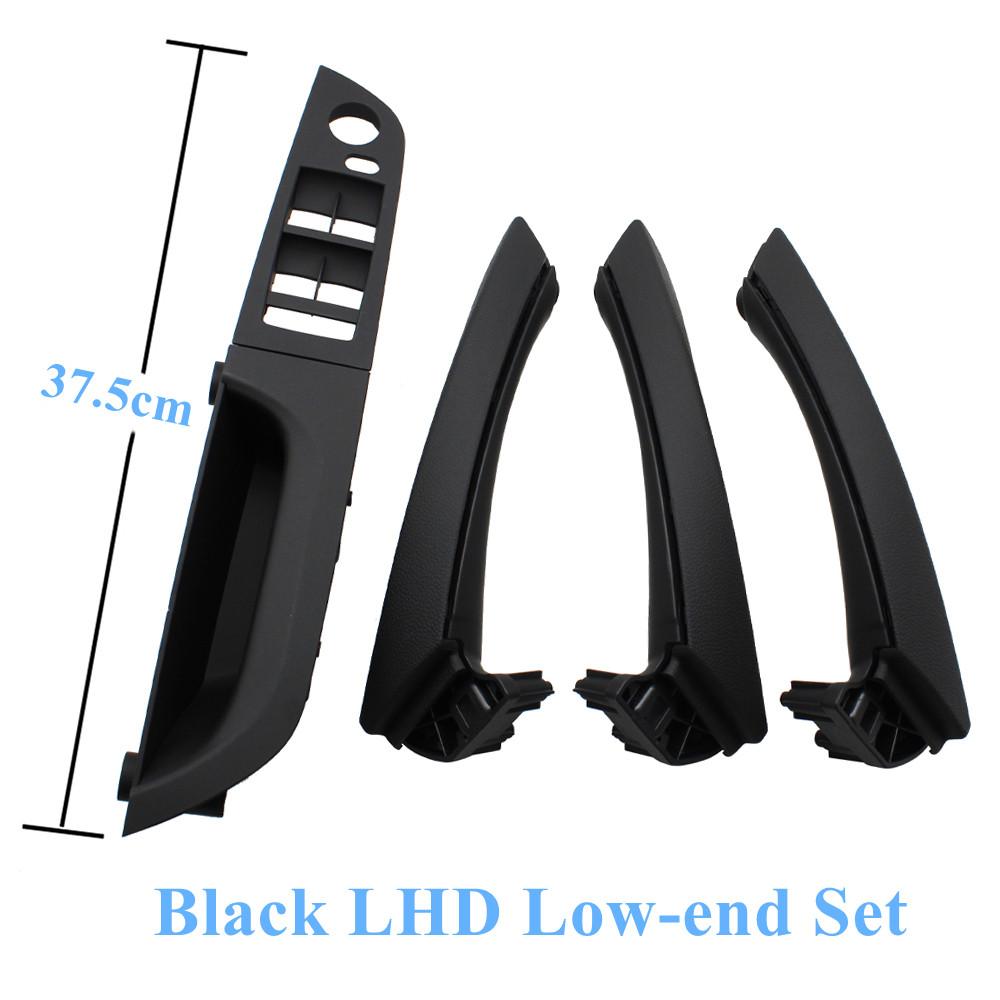 LHD Top Quality Interior Plastic Door Pull Handle with Cover Trim Full Set For BMW 3 Series E90 E91 316 318 320 325 328i