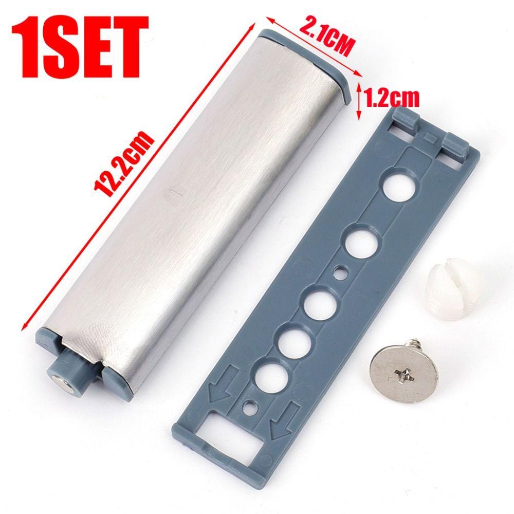 1/3Pcs Anti-collision Door Stopper Buffer Stainless Steel Touch Damper Drawer Cabinet Bouncer