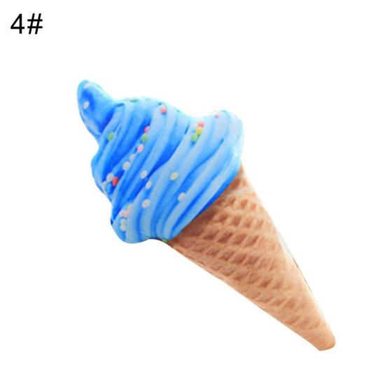 Simulation 3D Ice Cream Doll Plush Stuffed Soft Cushion Sofa Bedding Decoration