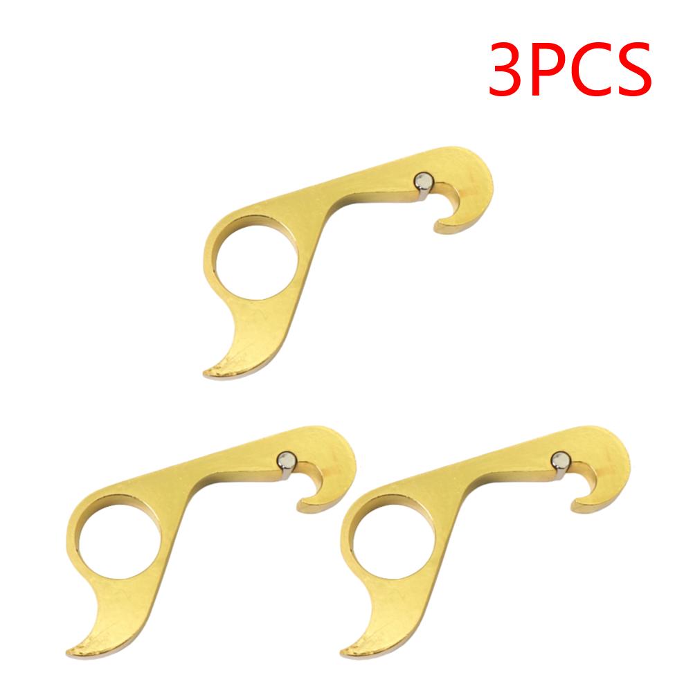 1/2/3/5PCS One-handed Bottle Opener Magnetic Bottle Opener Portable Beer Opener for Kitchen Bar or Restaurant Gift for Men