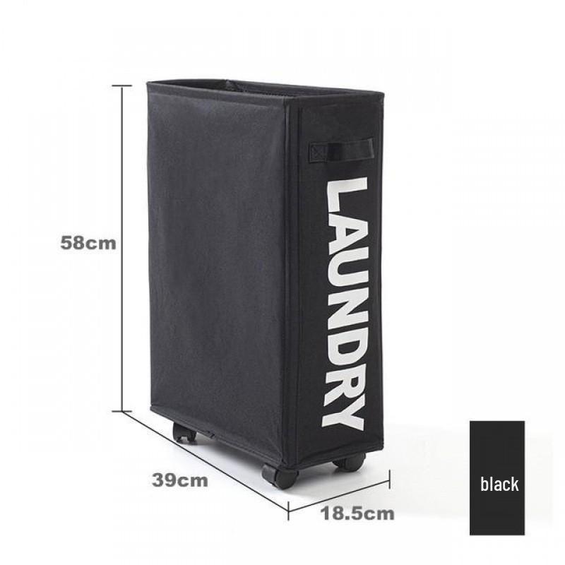 

Складаний тканинний кошик для білизни на колесах - Зберігання килимка для йоги та брудного одягу