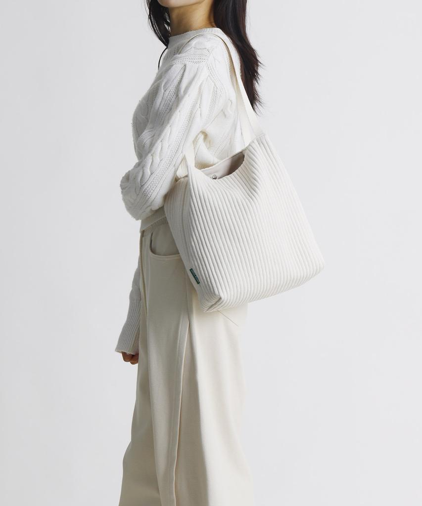 Green Stuff Effortlessly Boxy Shopper Bag 61 Ribbed Corduroy - Ivory